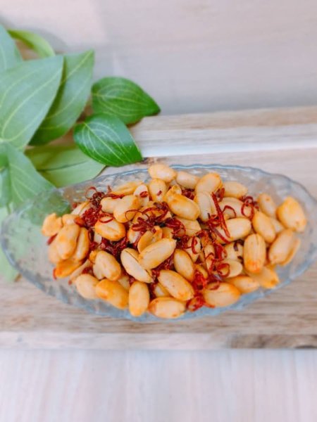 画像1: 【数量限定品】ニンニク風味　麻辣ピーナッツ　200ｇ　【ジップパック入り】 (1)