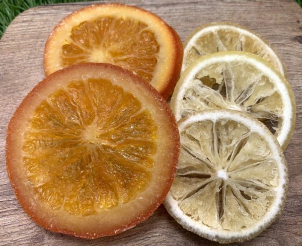 画像1: レモンスライス70g＆オレンジスライス5枚（約80ｇ）【ジップパック入り】 (1)
